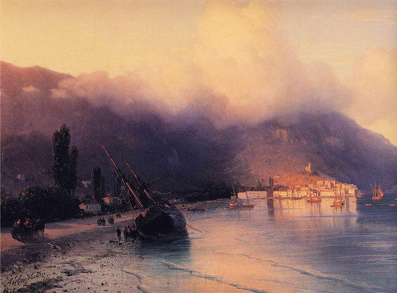 Ivan Aivazovsky View of Yalta Spain oil painting art